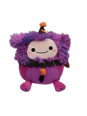 Squishmallows Woxie Purple Bigfoot Plush Toy 8" Clown Halloween Costume Stuffie